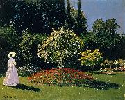 Jeanne-Marguerite Lecadre in the Garden Sainte-Adresse, Claude Monet